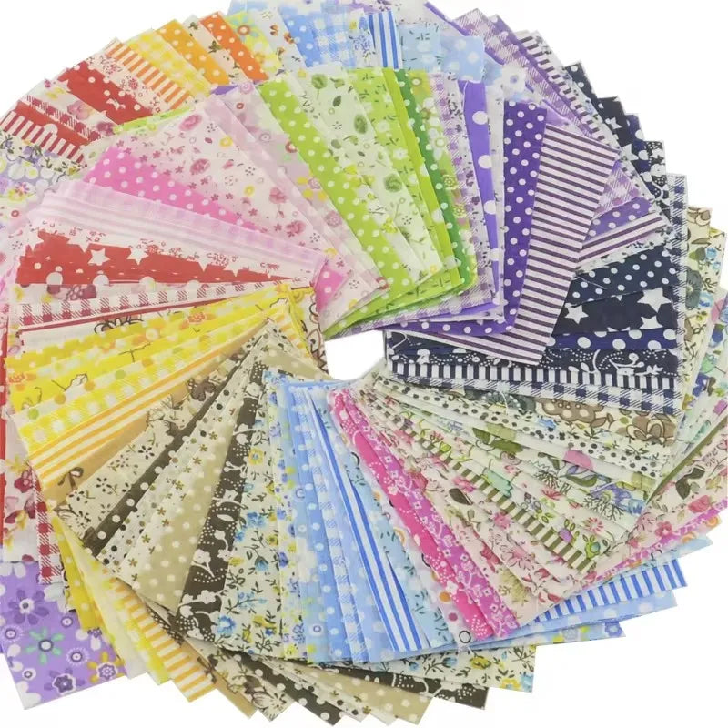 Plain Print Cotton Fabric Stash Charm Packs No Repeat Design Tissu Cloth 30pcs/lot 10cmx10cm for Patchwork DIY Quilting Tilda
