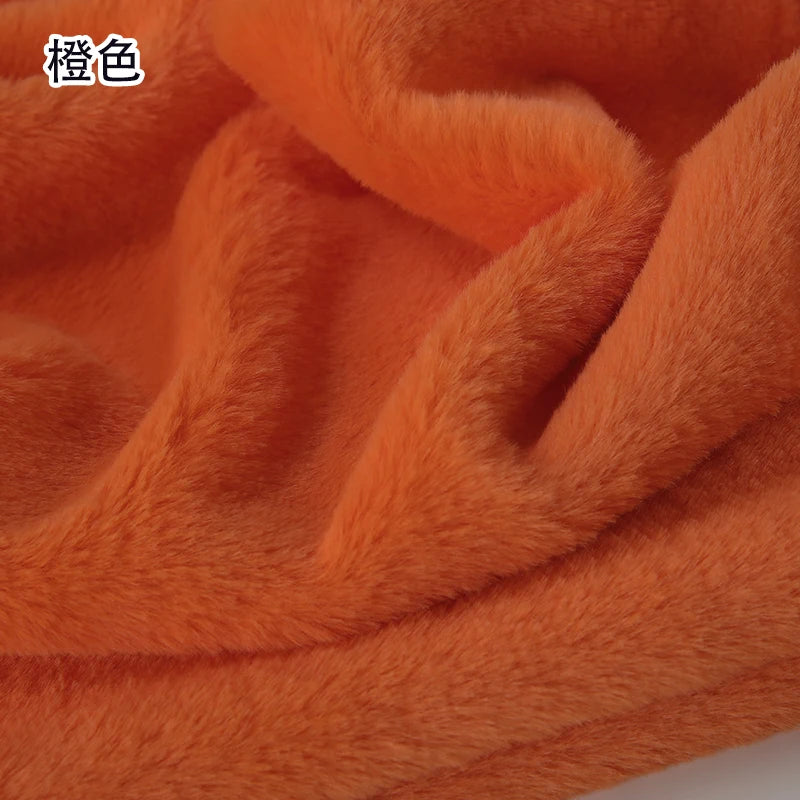 White Grey Colour Series 8mm imitation Rex rabbit Fur Fabric short plush fabric cabinet tablecloth display scarf cotton doll DIY