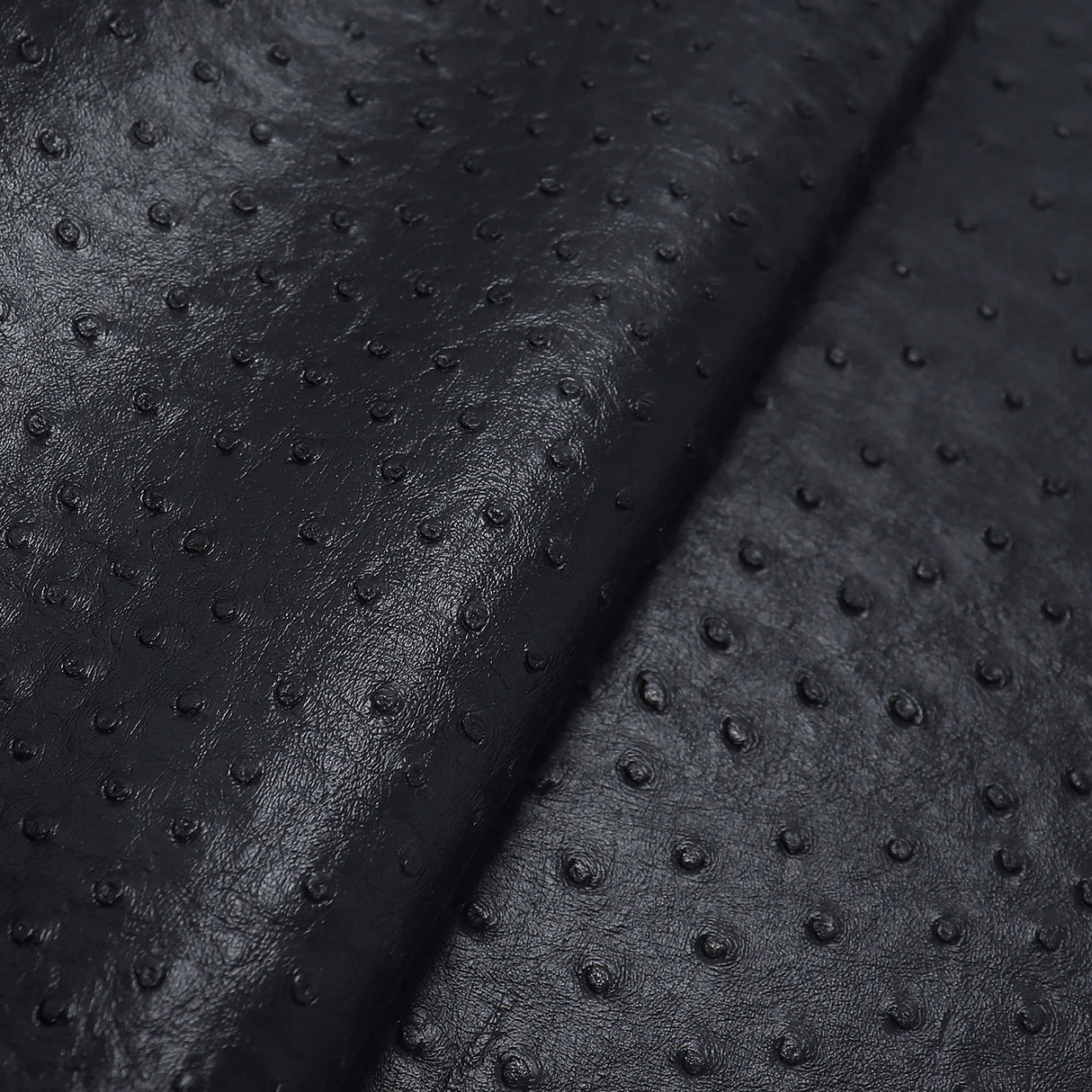 Ostrich Patterned Faux Leather Vinyl Fabric Embossed PVC Raised Particles for DIY Keychain Bags Earrings Sewing Supplies 30x68cm