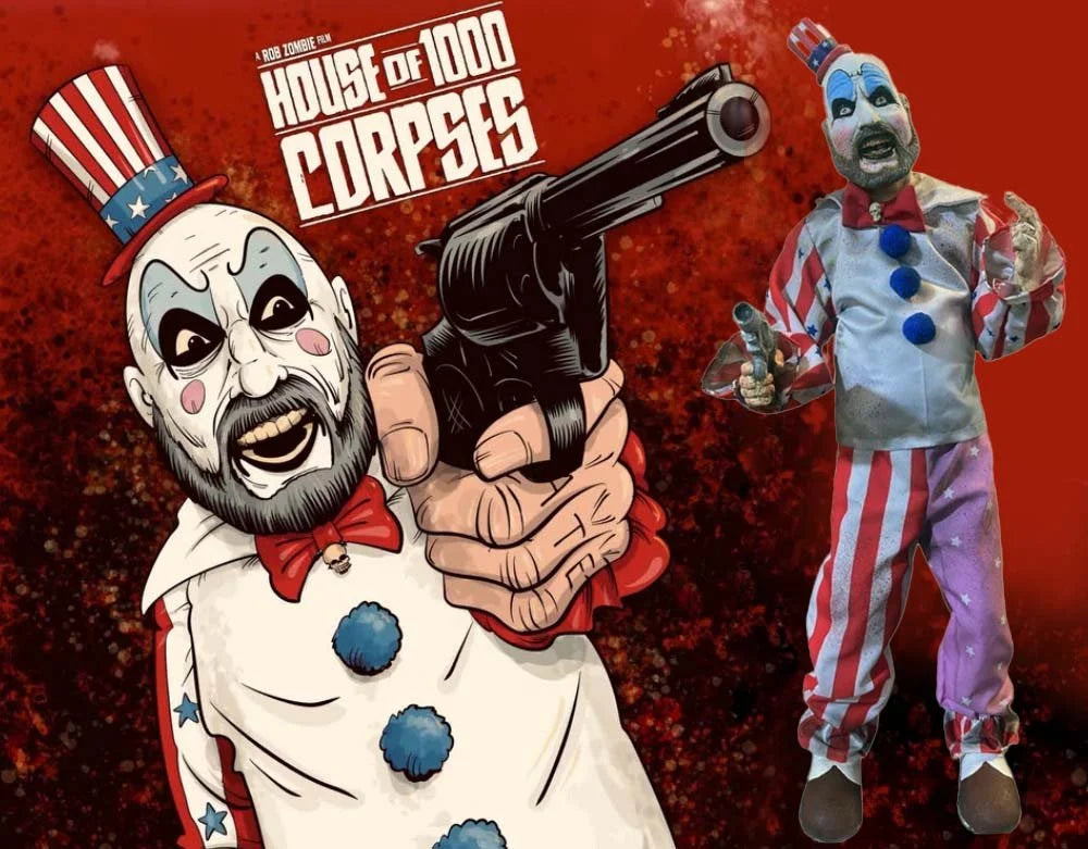 House of 1000 Corpses - Officially Licensed Captain Spaulding 36" Poseable Doll