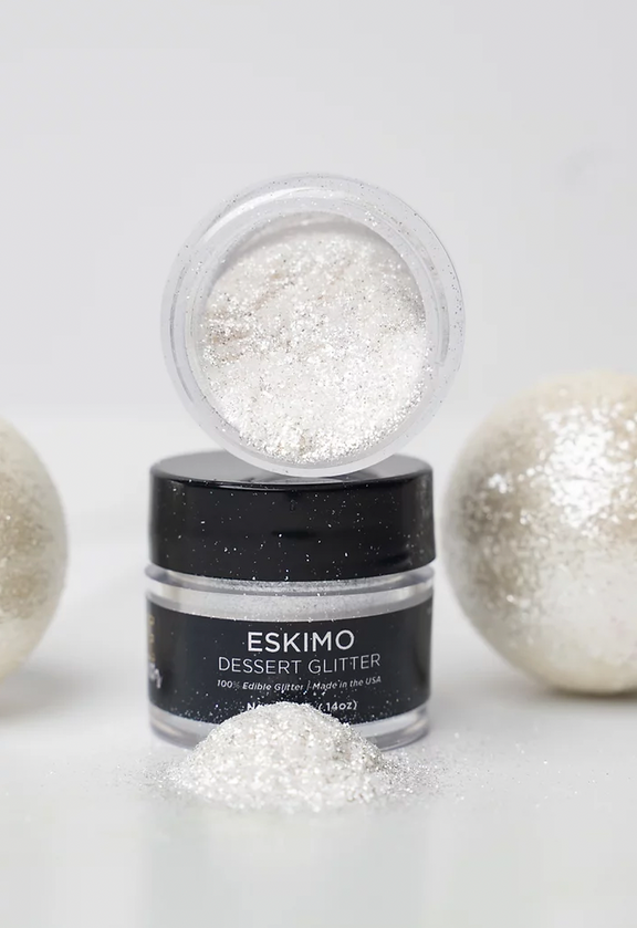 Eskimo Shine Dessert Glitter Edible Cake Decorating Glitter for Desserts, Cupcakes, and Baking