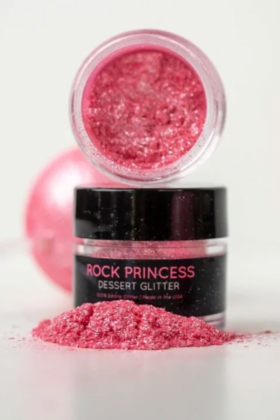 Rock Princess Shine Dessert Glitter – 100% Edible Cake Decorating Glitter (4g) by Cake Pop Box