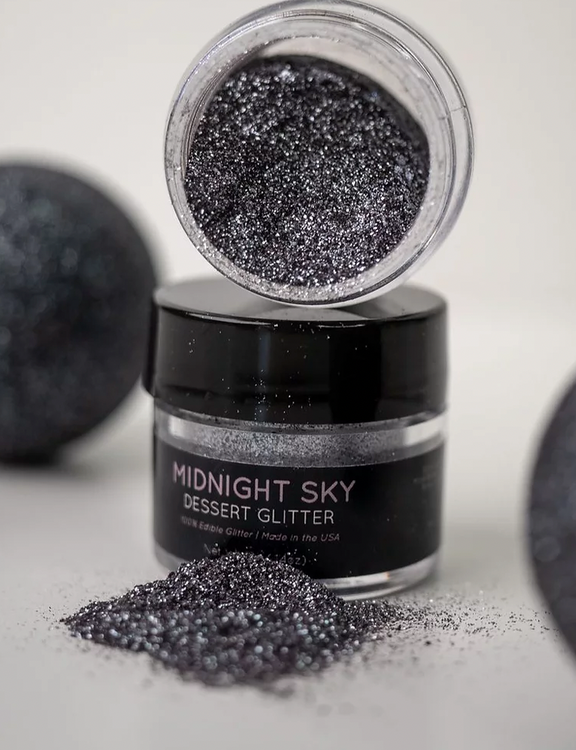 Midnight Sky Shine Dessert Glitter Edible Cake Decorating Glitter for Desserts, Cupcakes, and Baking