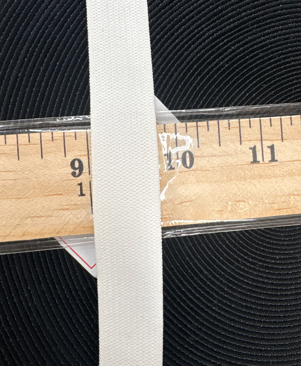 Knit Elastic White 3/4 Inch 200 Yards