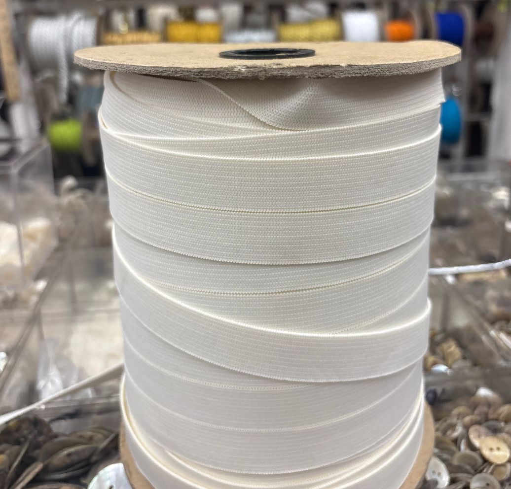 Knit Elastic White 3/4 Inch 200 Yards