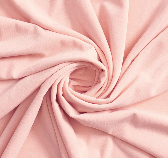 Jersey Knit 100 Percent Organic Cotton Fabric - Light Peach, 72" Width (By The Yard)