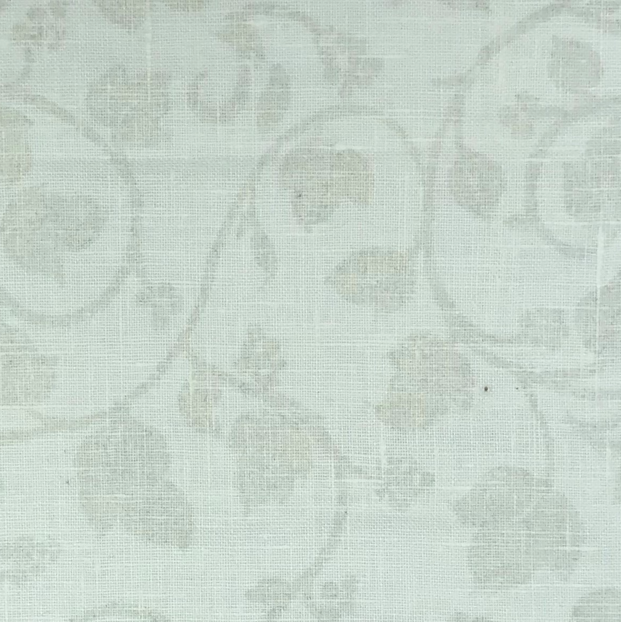Linen Vines Print Fabric Shadow