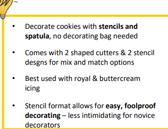 Pumpkin and Circle Halloween cookie cutter and stencil set 4 piece