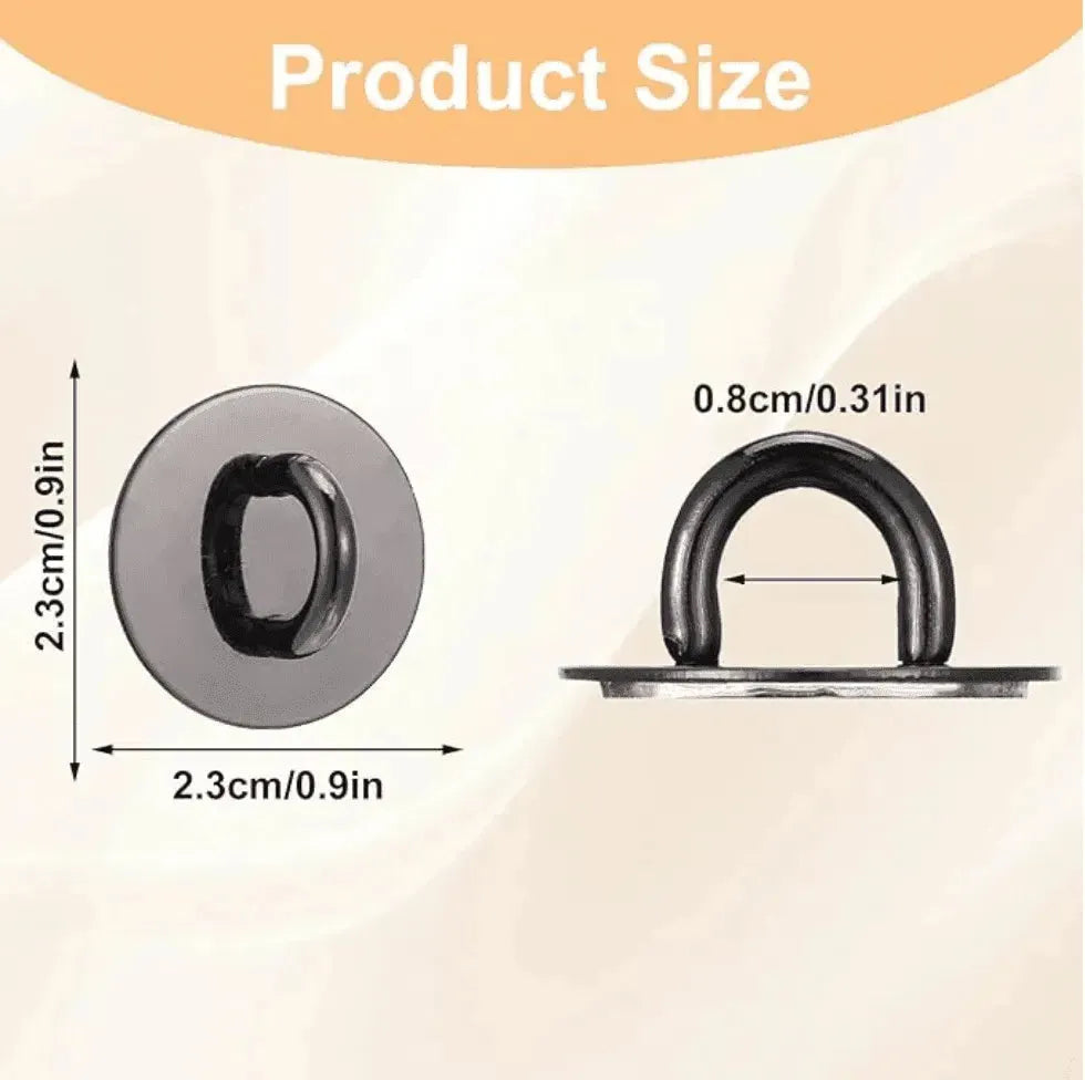 Charm Base Circle - Rose Gold (10 per Bag - 1")