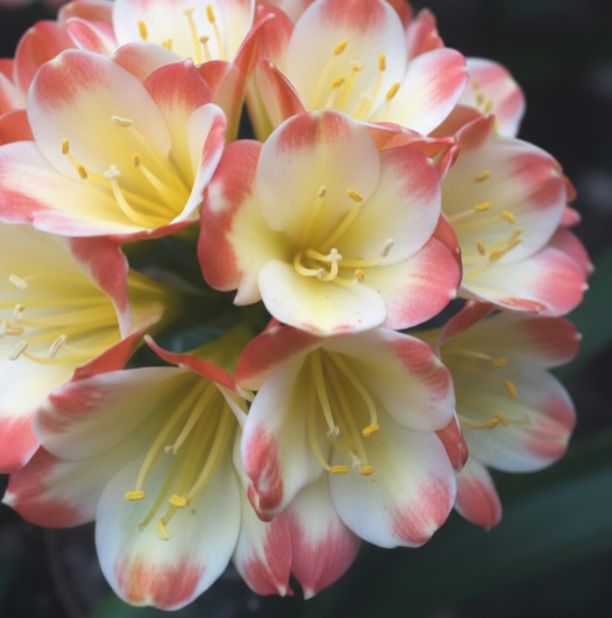 Clivia Seedling Cross Between Tangelos 3-4 Leaves