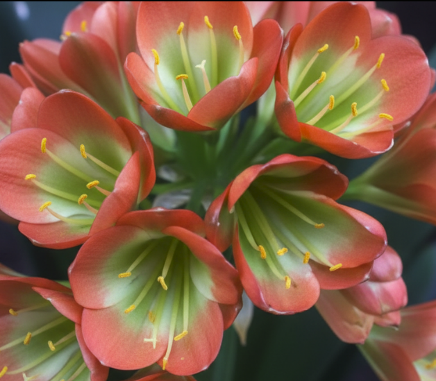 Clivia Seedling Bronze and Green Throat Plant