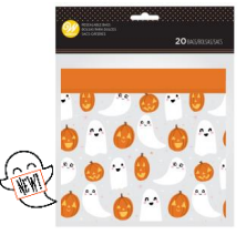 Ghost Resealable Halloween Treat Bags 20-Count