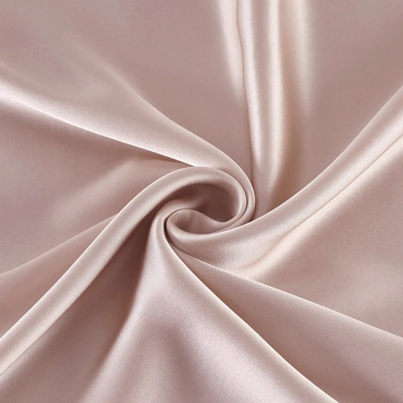 100% Mulberry Stain Silk Fabric 22 Momme Width 114cm Plain Dyed Silk Super Smooth For Wedding DIY Dress Clothing Bedding