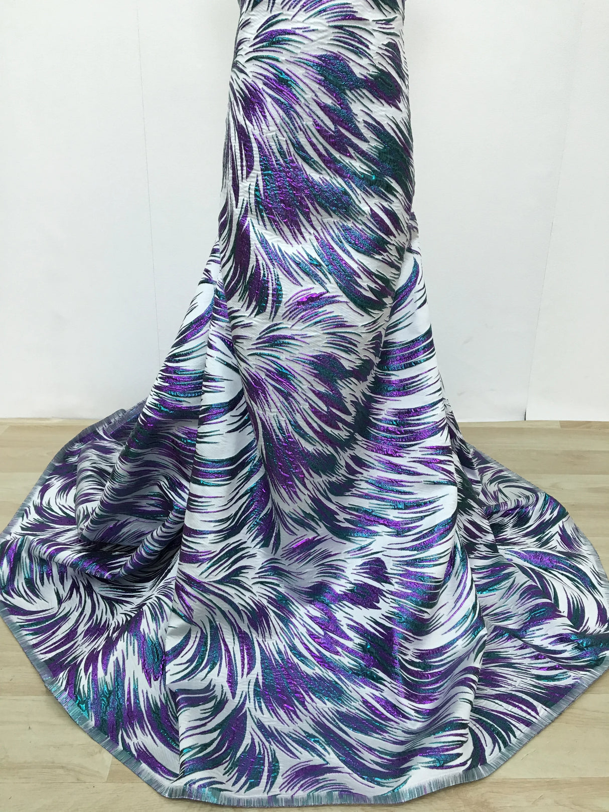 Brocade Jacquard African Lace Fabric Nigerian Damask Lace Fabrics Latest 2025 for Women Evening Dresses High Quality,2.5Yard4160