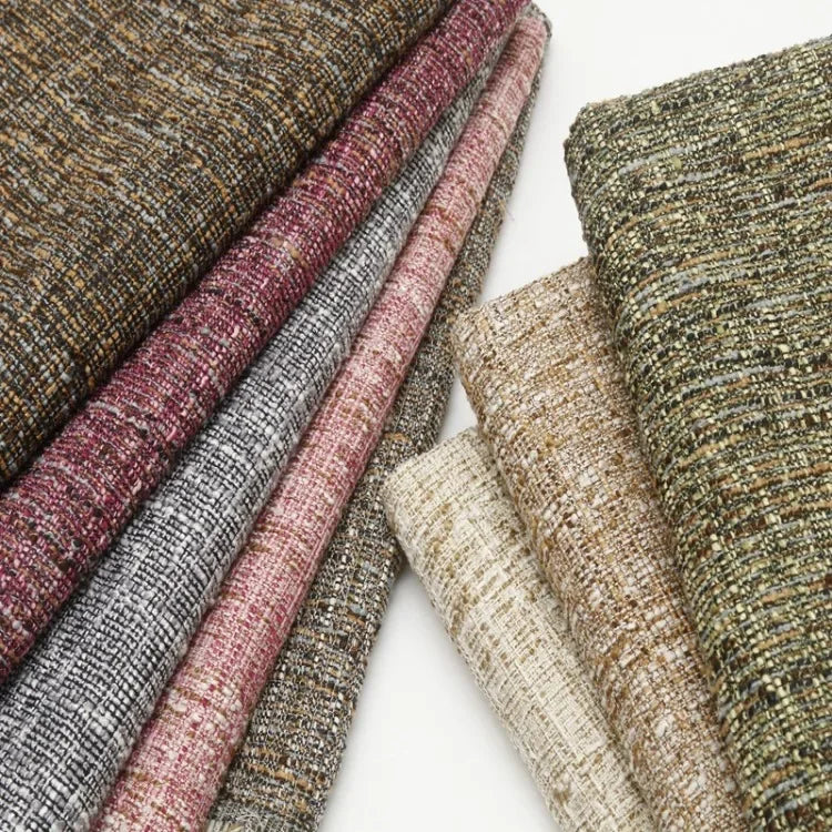 Thickened Coating Coarse Cotton and Linen Sofa Fabric DIY Solid Color Coarse Fabric Home Cushion Sofa Soft Bag Background Fabric