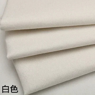 Cotton and Linen Sofa Fabric Solid Color Thickened Coating Dustproof Coarse Cloth Burlap Canvas Pillow Curtain DIY sewing Fabric