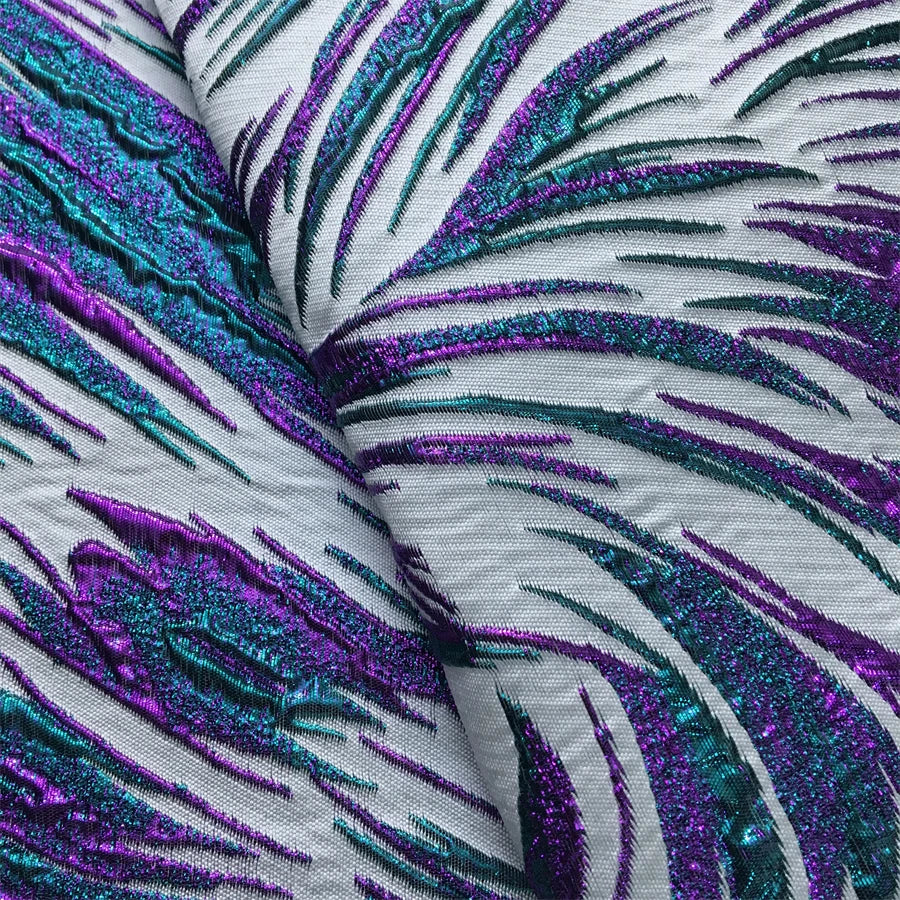 Brocade Jacquard African Lace Fabric Nigerian Damask Lace Fabrics Latest 2025 for Women Evening Dresses High Quality,2.5Yard4160