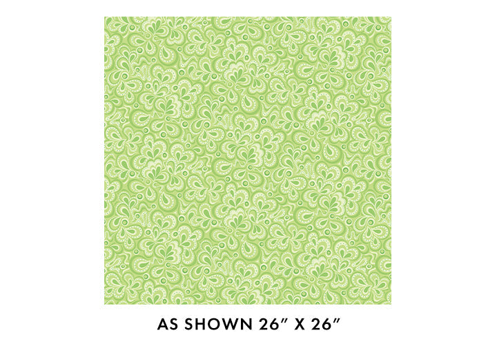 Cotton Wideback Fabric Serenade Stream Green
