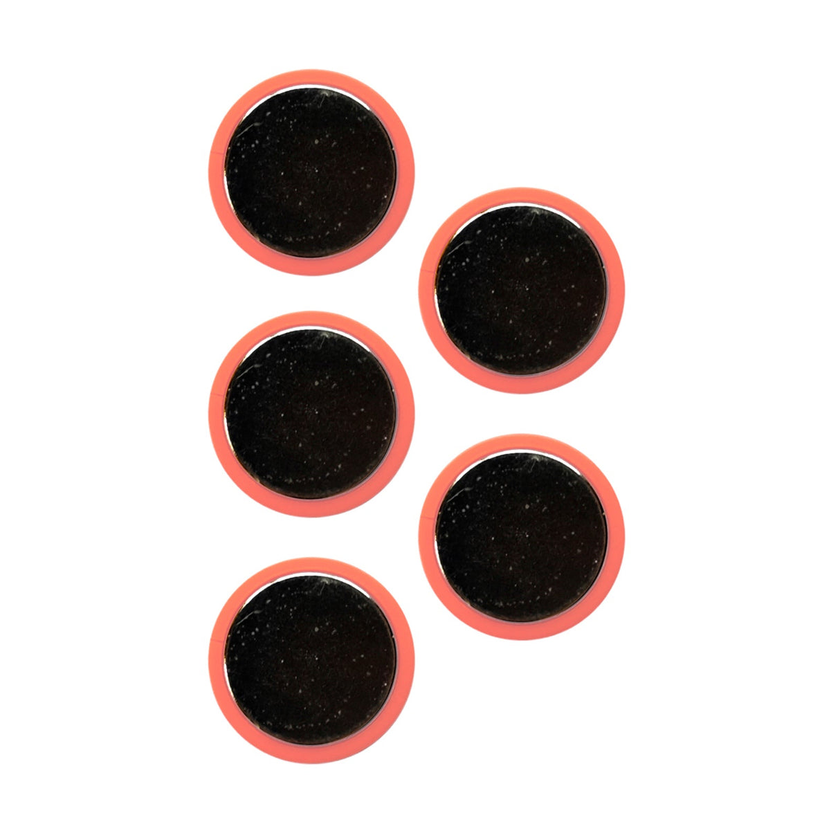 SewTites Dots Magnetic Sewing Pins Fabric - Coral, 17MM Diameter (5 Pack)