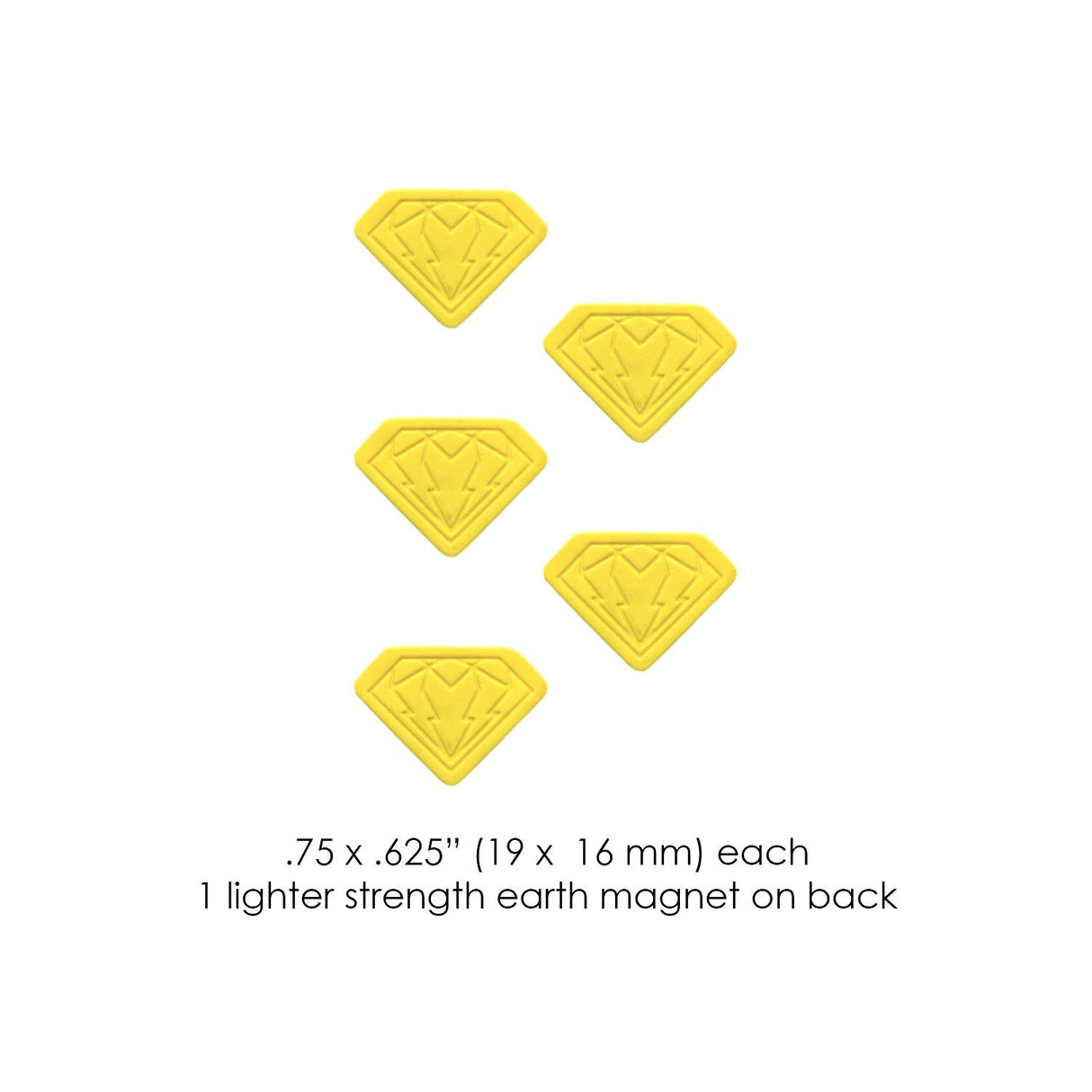 Libs Elliott Diamond Lite SewTites Magnetic Sewing Pins - Magnetic Sewing Pins, Diamond Shape, 0.85" X 0.6", 5 Pack (5 Pack)