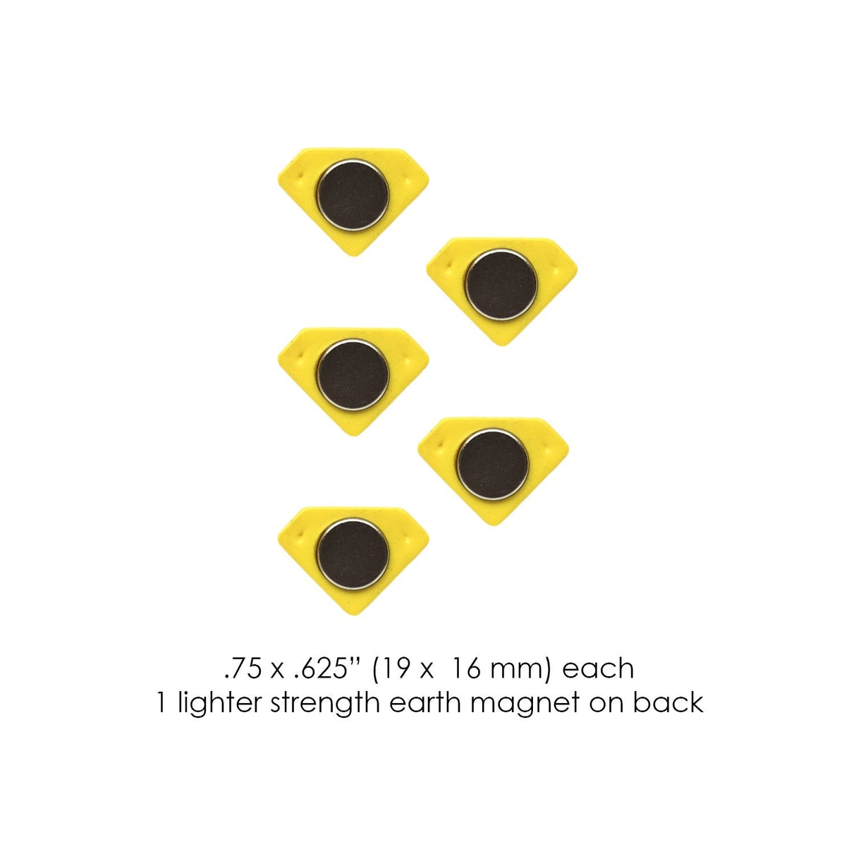 Libs Elliott Diamond Lite SewTites Magnetic Sewing Pins - Magnetic Sewing Pins, Diamond Shape, 0.85" X 0.6", 5 Pack (5 Pack)