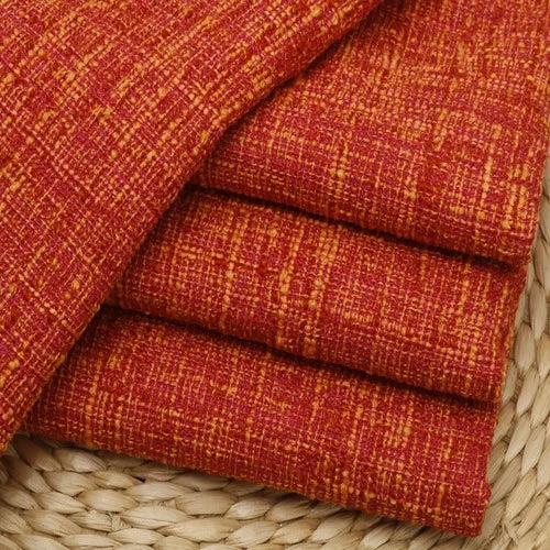 Thickened Coating Coarse Cotton and Linen Sofa Fabric DIY Solid Color Coarse Fabric Home Cushion Sofa Soft Bag Background Fabric
