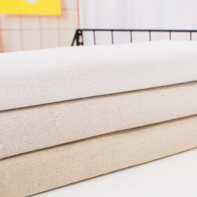 150x200cm/150x50cm Cotton Linen Woven Fabric For Tables Decoration,Embroidery Practice Fabric ,Curtains, Handmade DIY Fabric
