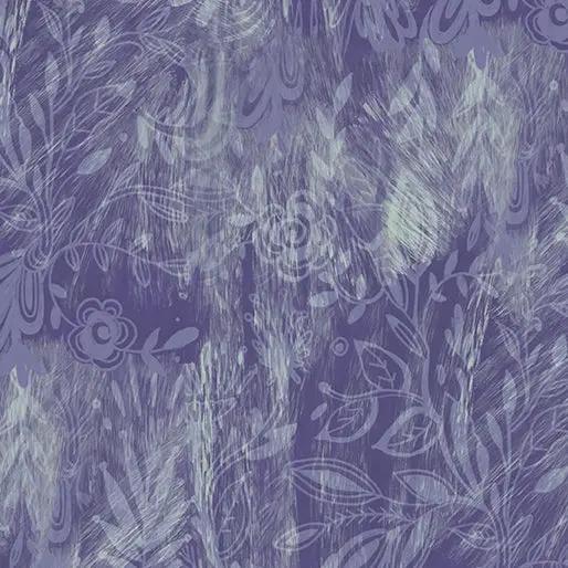 Cotton Fabric Shadows Light Plum Affinity 44/45
