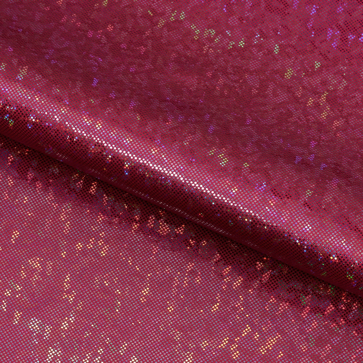 Foiled Spandex Shattered Glass Fabric