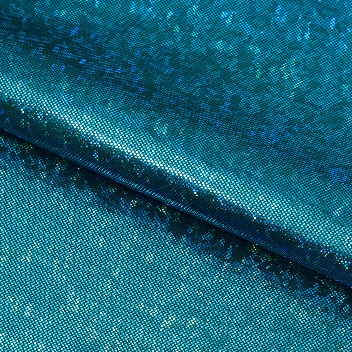 Foiled Spandex Shattered Glass Fabric