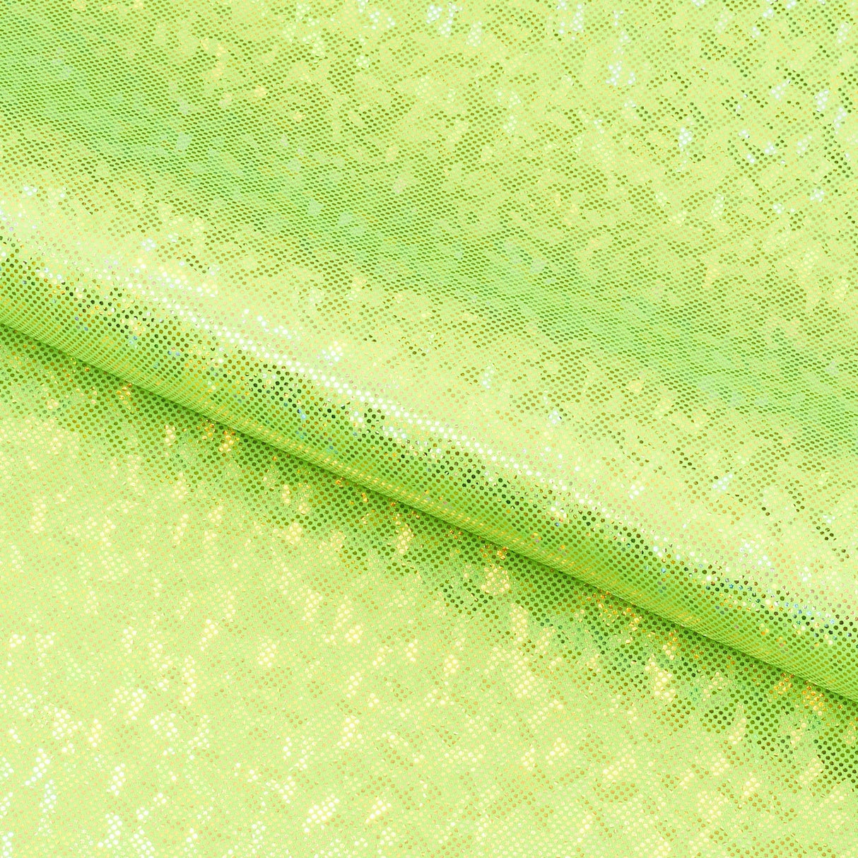 Shattered Glass Foiled Spandex Nylon Spandex Fabric - 4-Way Stretch, Holographic Shattered Glass Foil, 54" Width, 208 GSM (1 Yard)