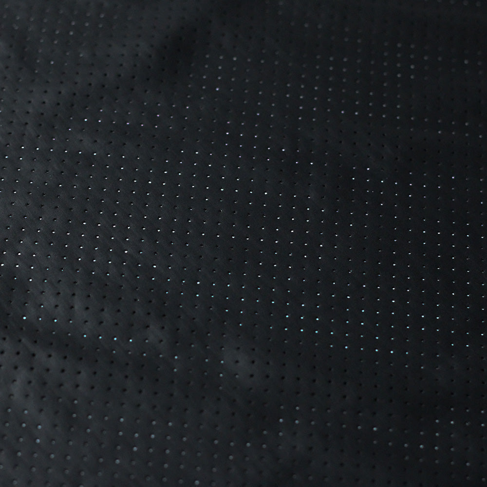 Shimmer Lame Laser Polyester/Spandex Fabric - Black, Shimmer Lame Laser, 58/60" Width (1 Yard)