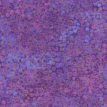 Cotton Print Shimmer Pansy Fabric 44/45" Pansy