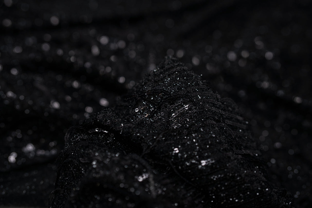 Sequin Mesh Polyester Fabric
