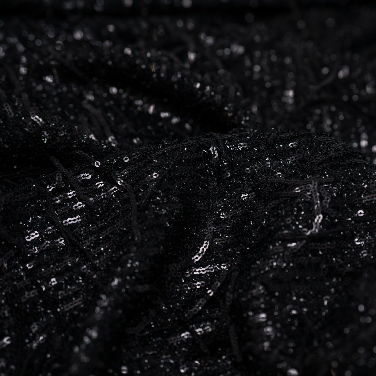 Sequin Mesh Polyester Fabric