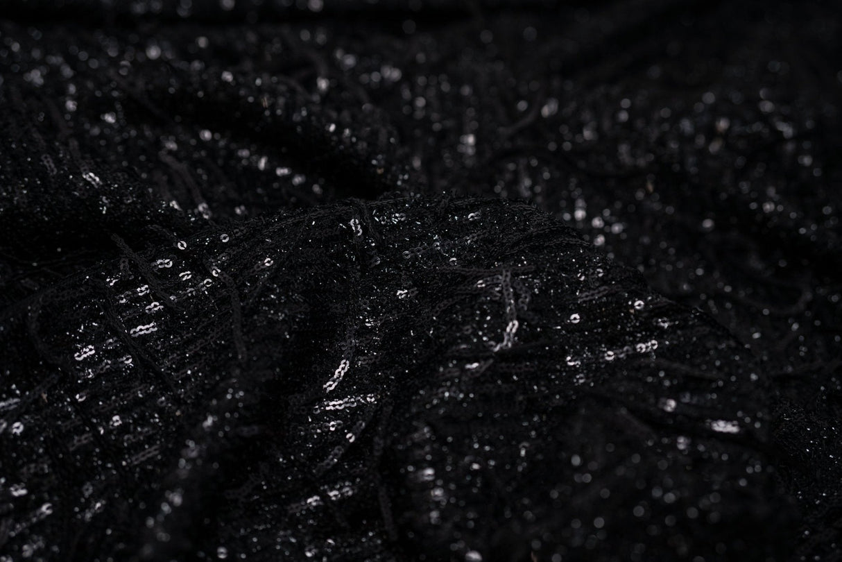 Sequin Mesh Polyester Fabric