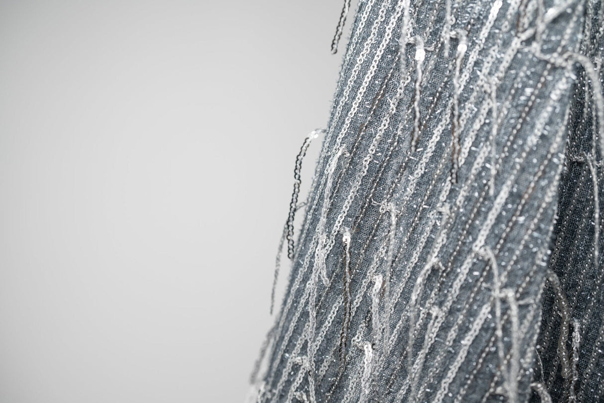 Sequin Mesh Polyester Fabric