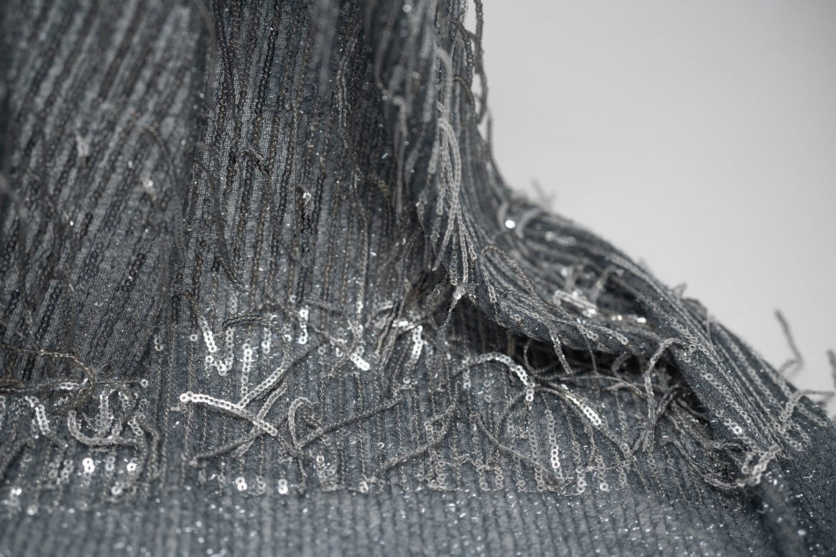Sequin Mesh Polyester Fabric