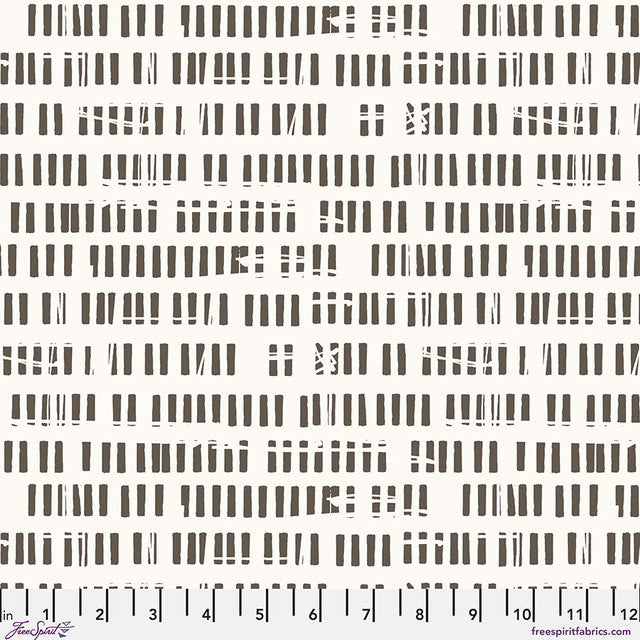 Cotton Print Fabric Sidelined Paper Stamped 44/45"