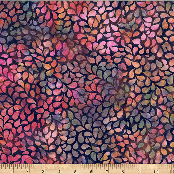 Cotton Batik Droplets Fabric 44/45" Sierra Bali