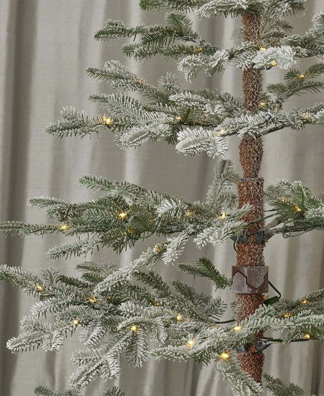 7.5' Sierra Pine Flocked Tree Warm White LED