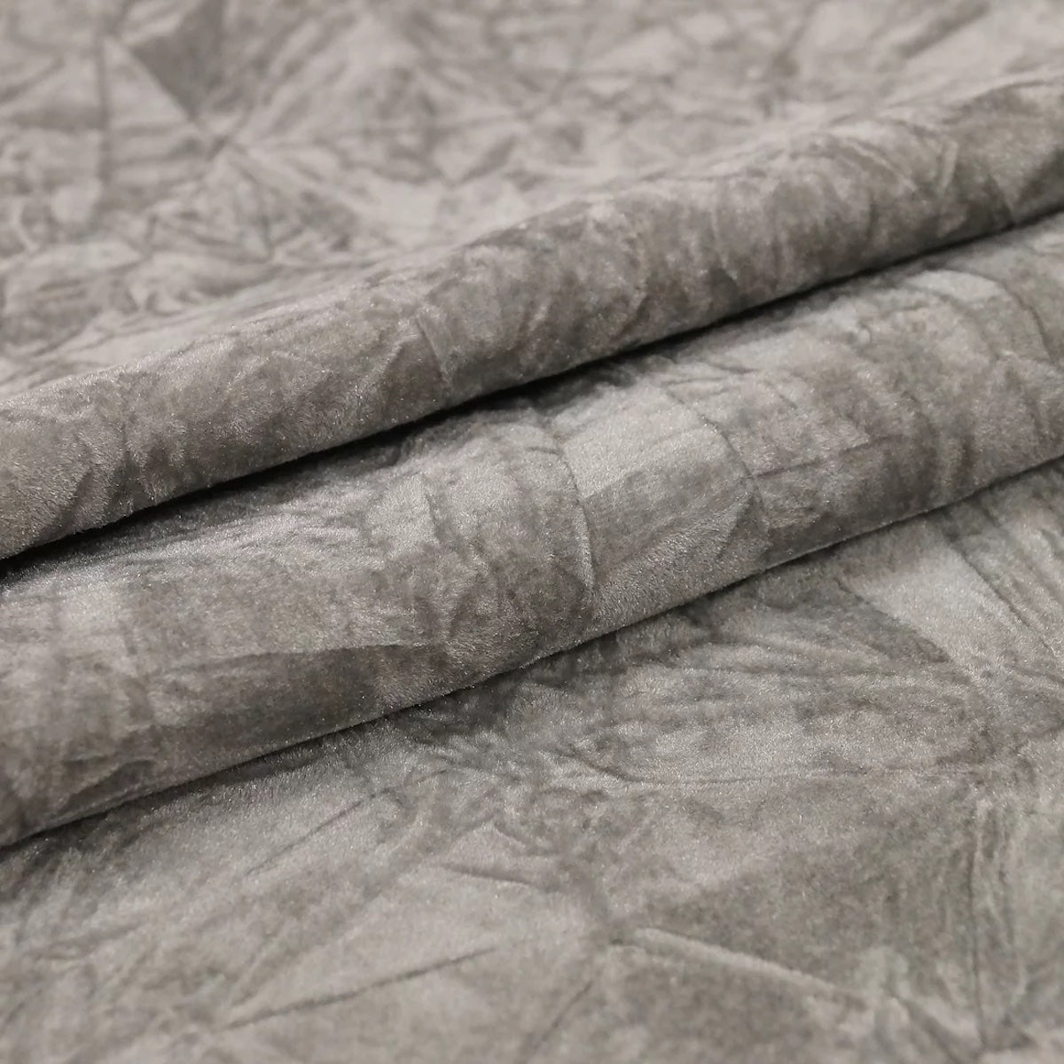 Crushed Velvet Flocking Nylon Fabric - 58/60" Width, 140 GSM, No Stretch, Multiple Colors (1 Yard)