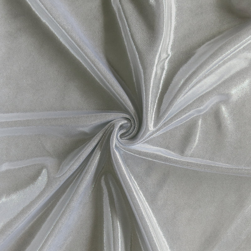 Swim Knit Silver Liquid Metallic 21" Remnant