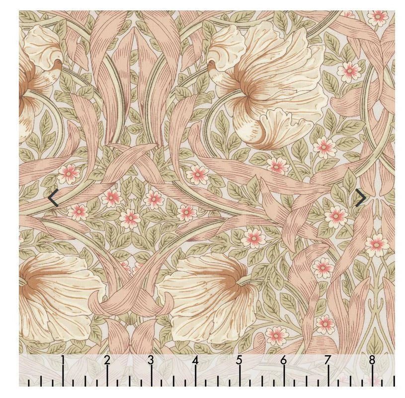 Quilting Cotton Small Pimpernel Blush Leicester Collection by Original Morris & Co
