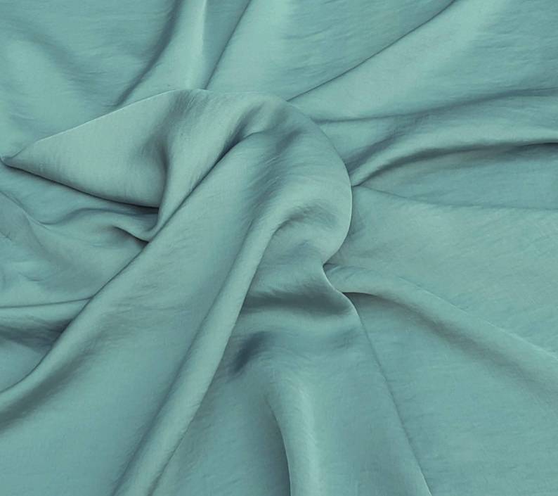 Tissue Satin Smoke Blue