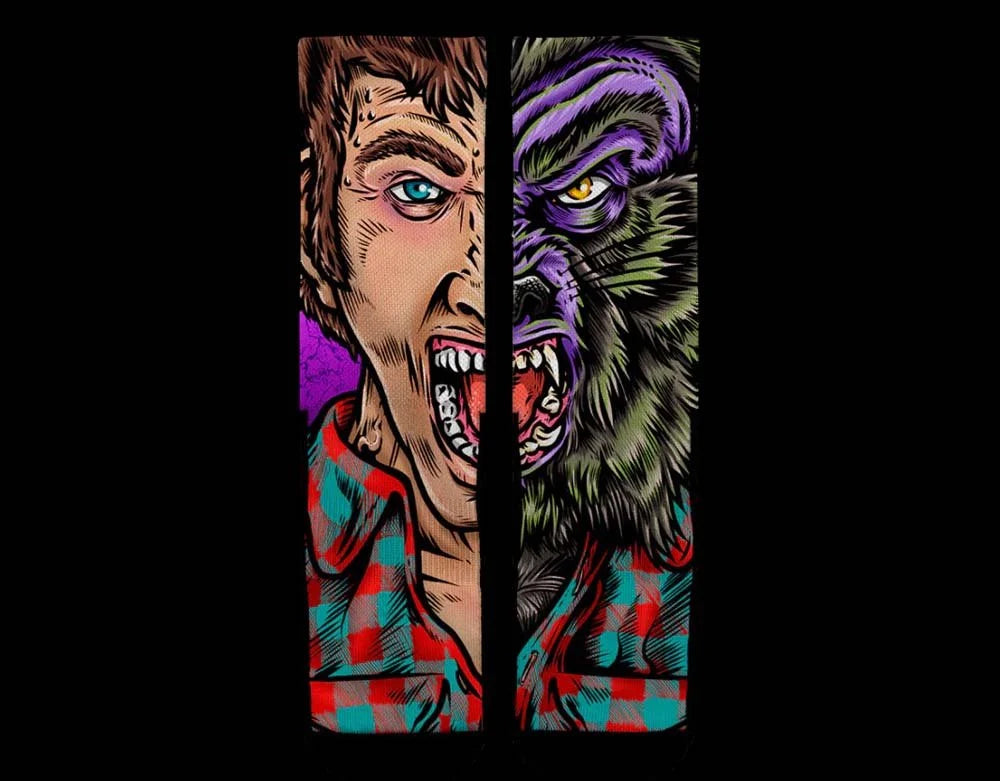 Wolfie Wolfman - Monster Socks