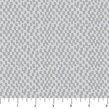Cotton Check Gray Fabric 44/45"