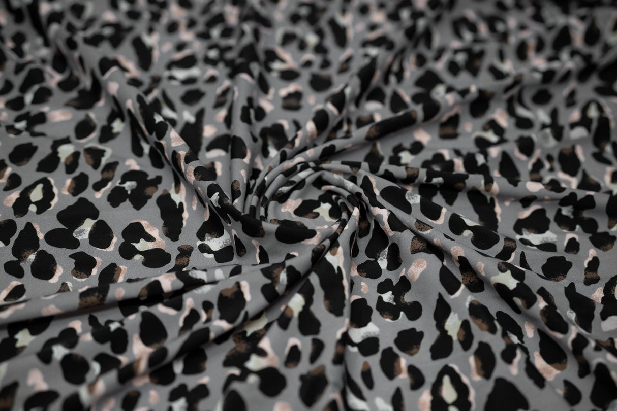 Leopard Printed Spandex Fabric