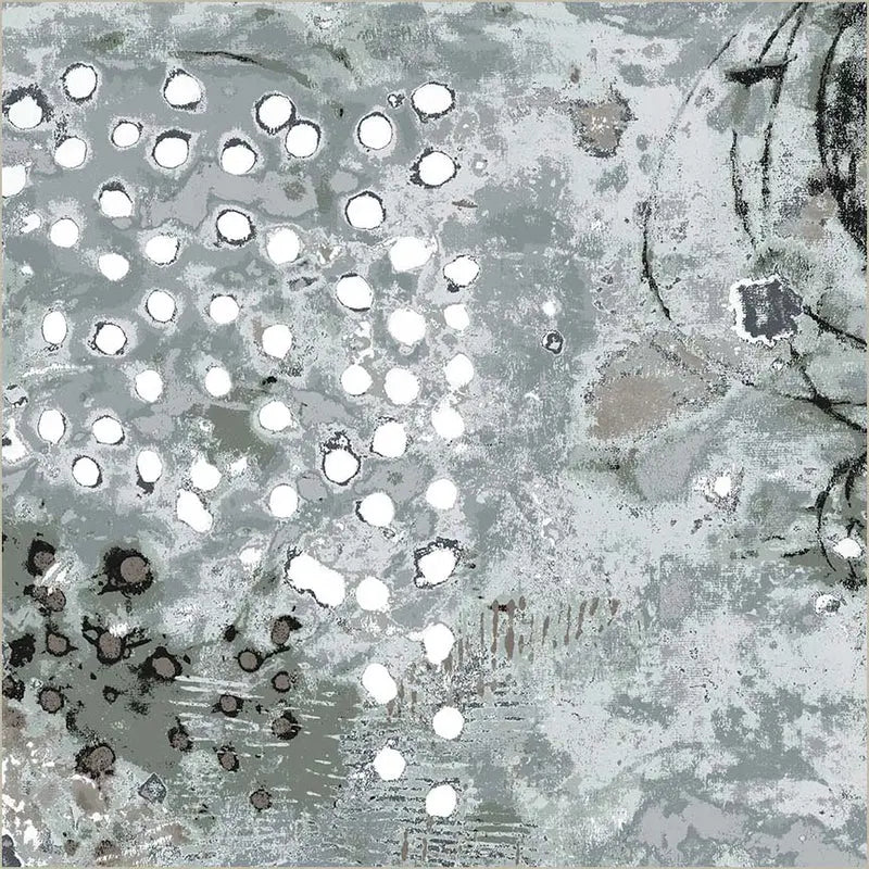 Cotton Wideback Fabric Spotted Graffiti Snowball 108/109"