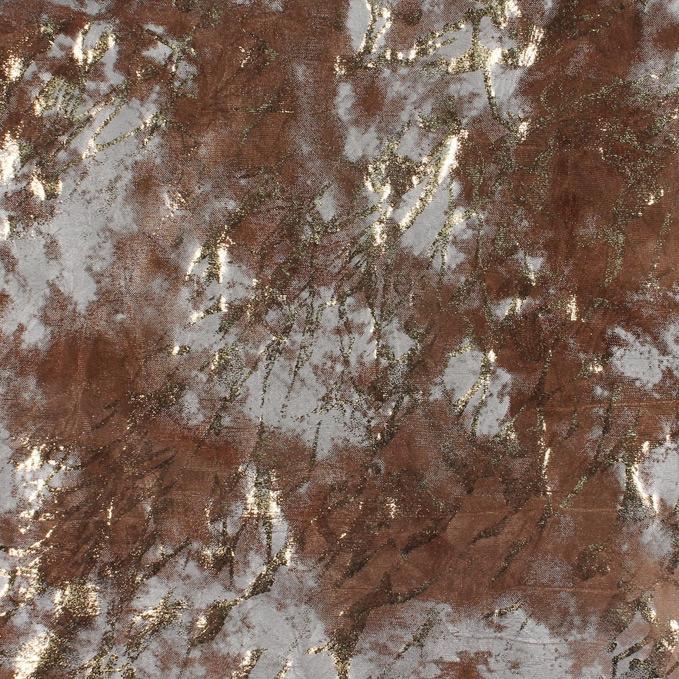 Foiled Tie Dye Spandex Fabric